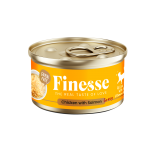 Finesse Grain-Free Chicken with Salmon in Gravy 85g Carton (24 Cans)